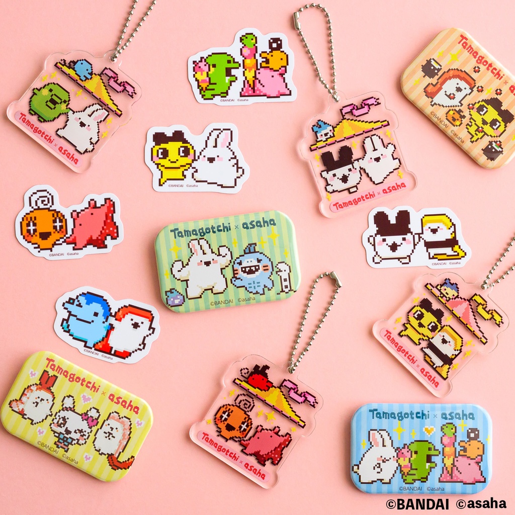 たまごっち×asaha 両面プリントアクリルキーホルダー