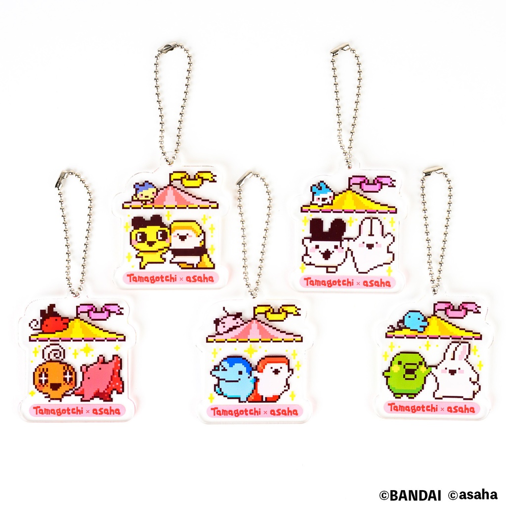 たまごっち×asaha 両面プリントアクリルキーホルダー