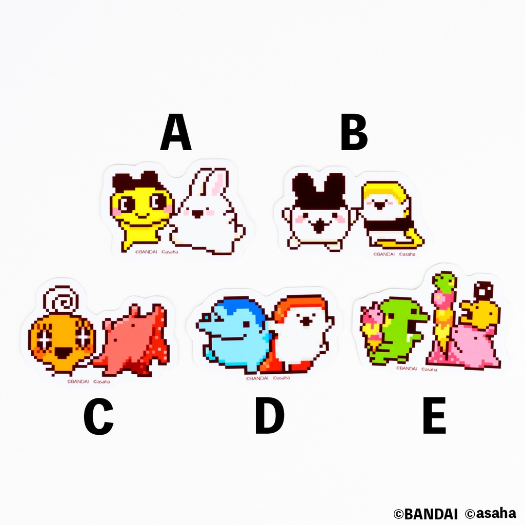 たまごっち×asaha ダイカットステッカー