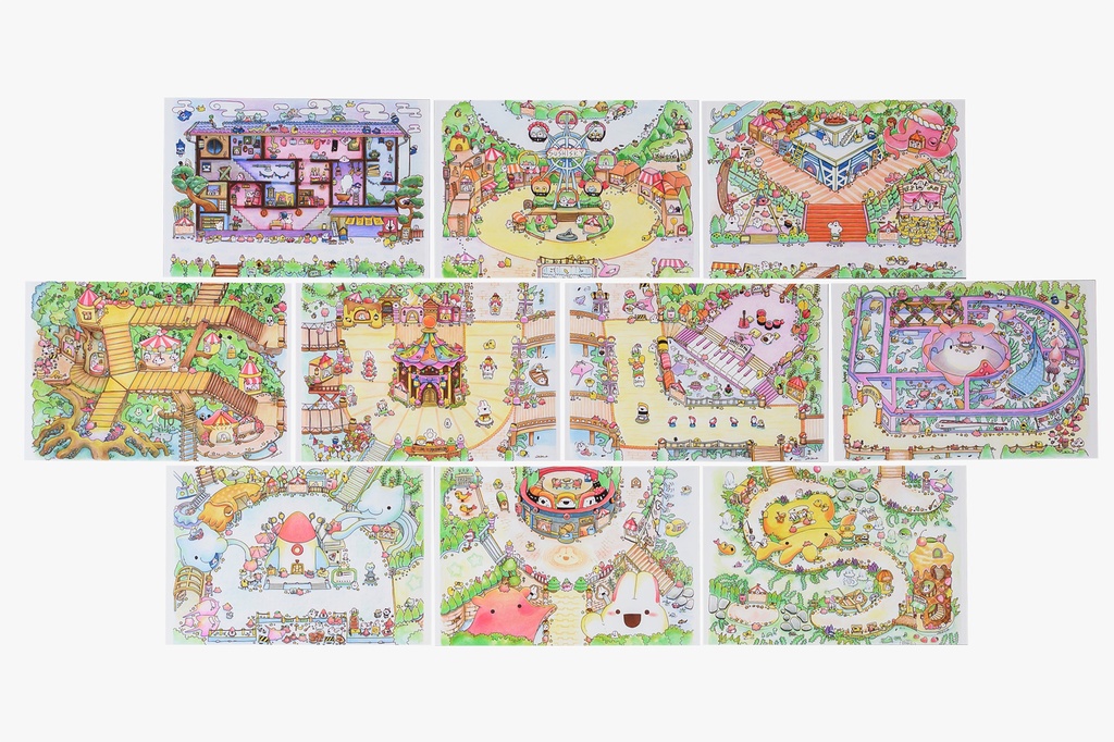 ドコドコランドポストカードセット