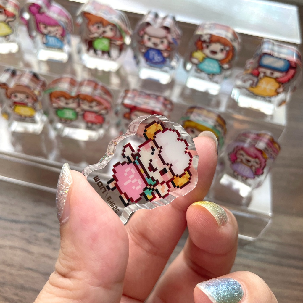 12星座アクリルブロック