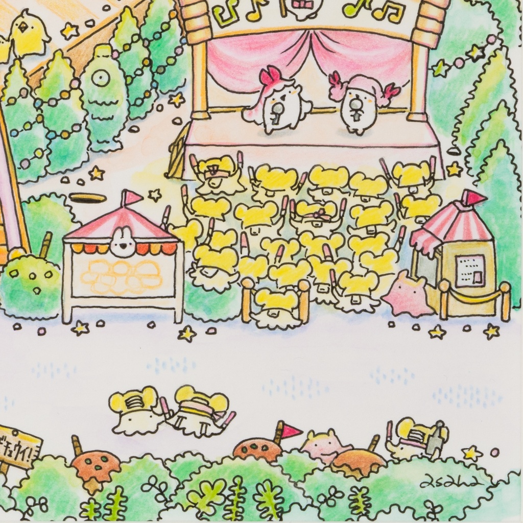 ドコドコランド原画「オオサカパビリオン」