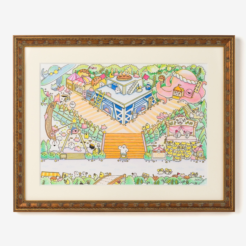ドコドコランド原画「オオサカパビリオン」