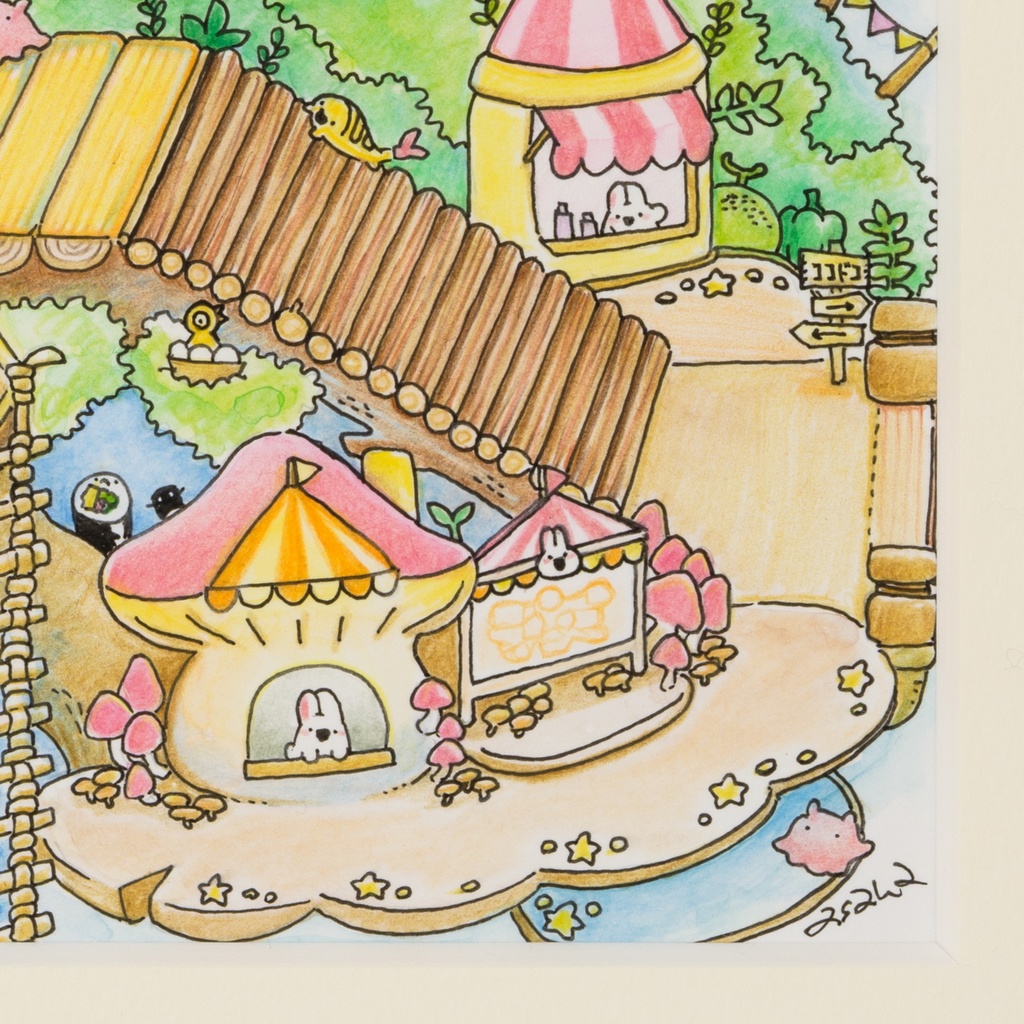 ドコドコランド原画「ツリーハウス」