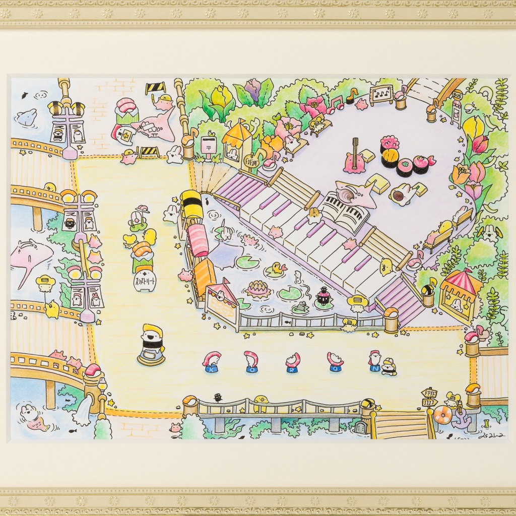 ドコドコランド原画「ミュージックパーク」