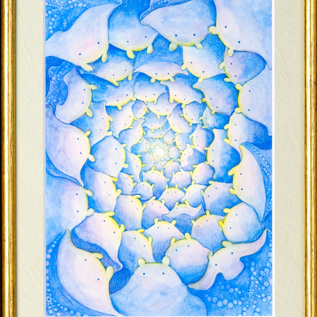 【原画】メンダコ天国(青)
