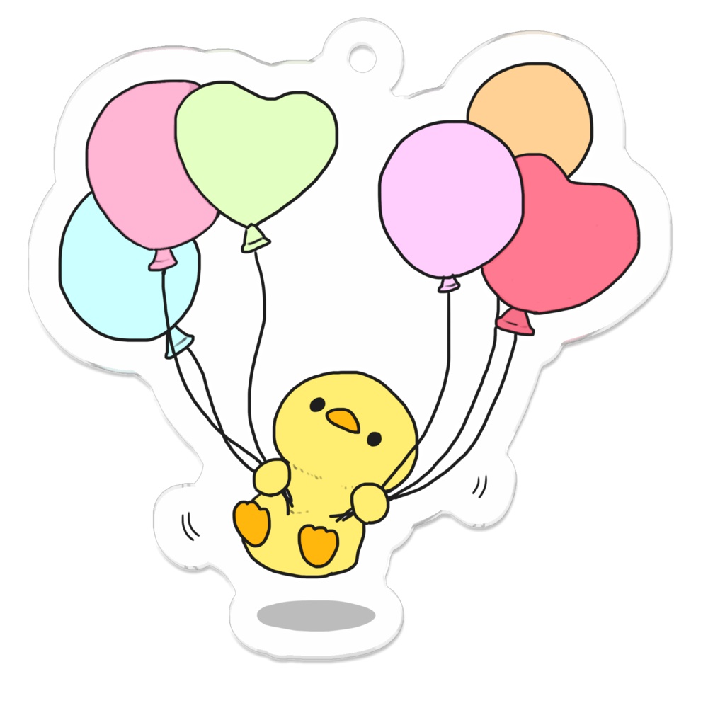 ぴよさんと風船