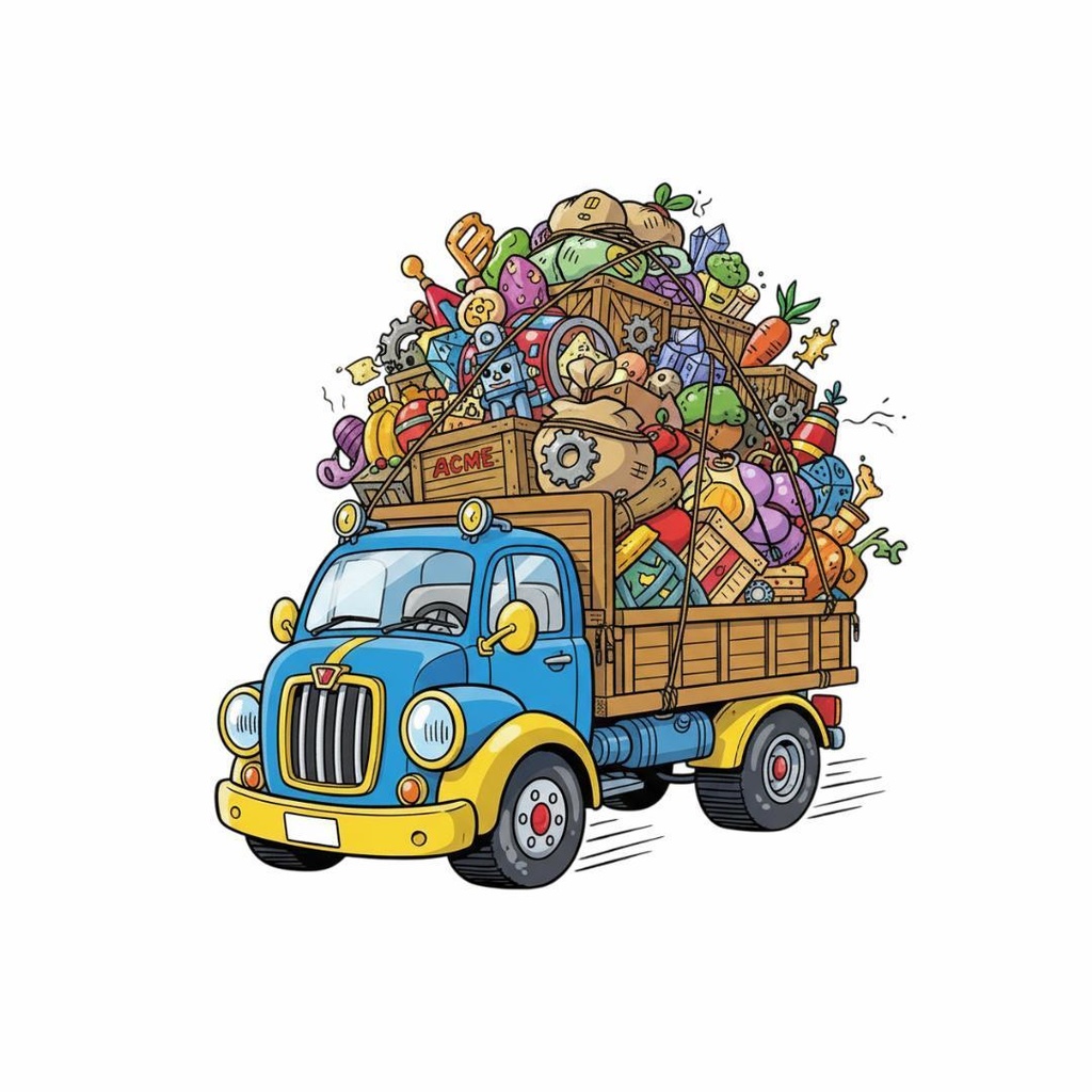 働く車クリップアート10点セット【Canva対応・商用OK】