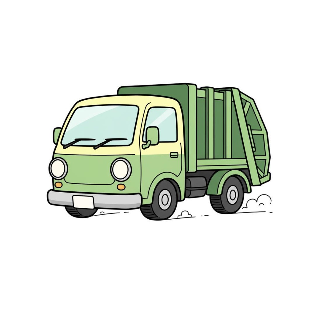 働く車クリップアート10点セット【Canva対応・商用OK】