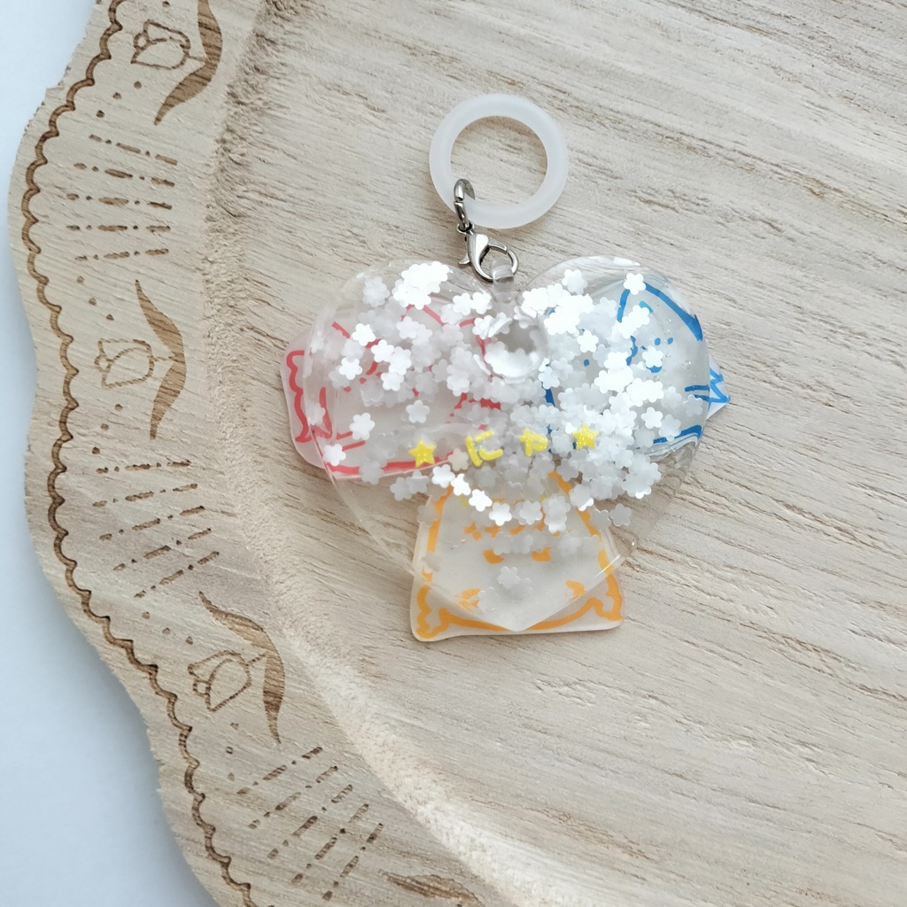 学マス信号機っぽいねこめじるしチャーム