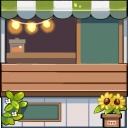 ピクリエ用サークルスペース素材(店4色)