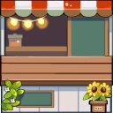 ピクリエ用サークルスペース素材(店4色)