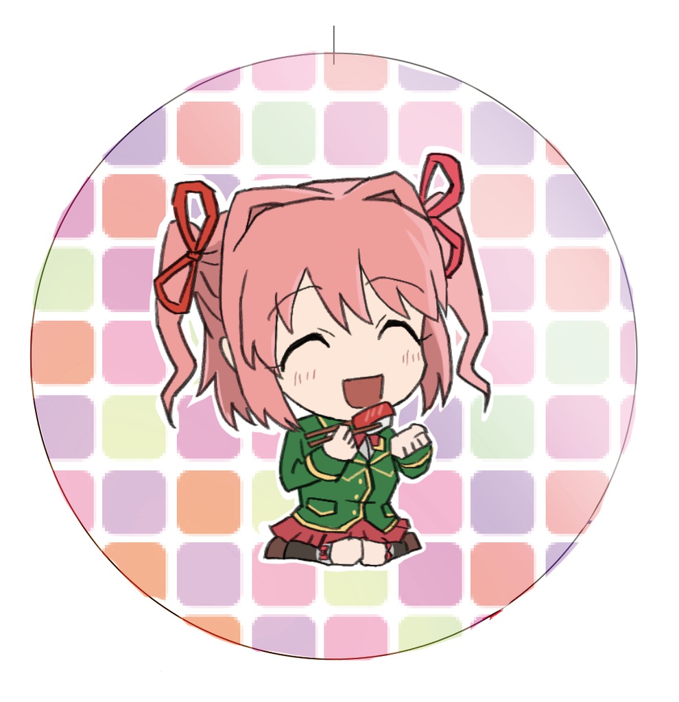 被造物+お食事 缶バッチ