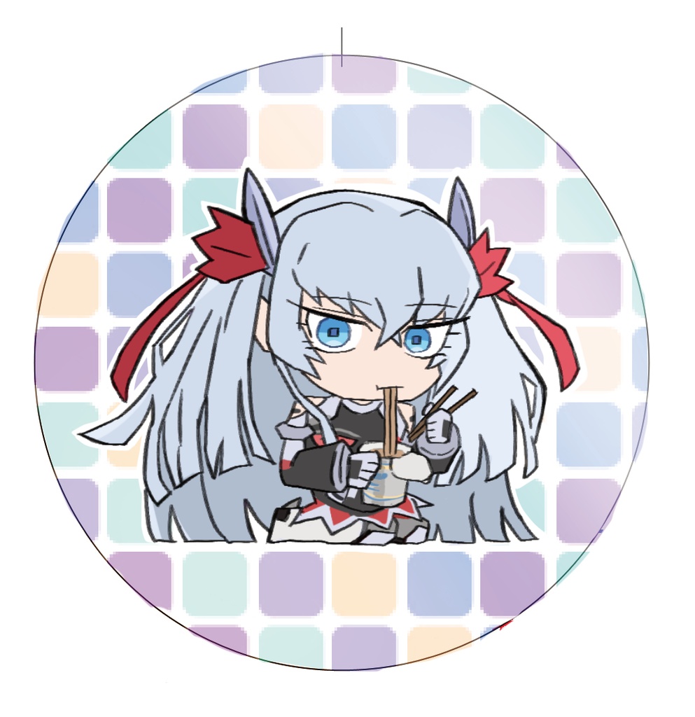 被造物+お食事 缶バッチ