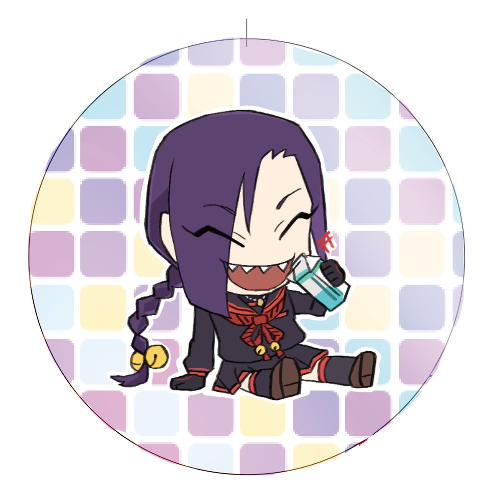 被造物+お食事 缶バッチ