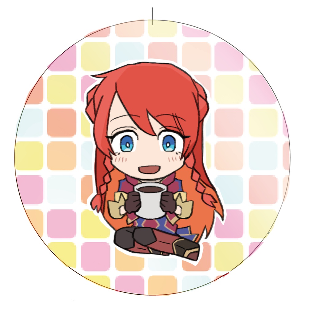 被造物+お食事 缶バッチ