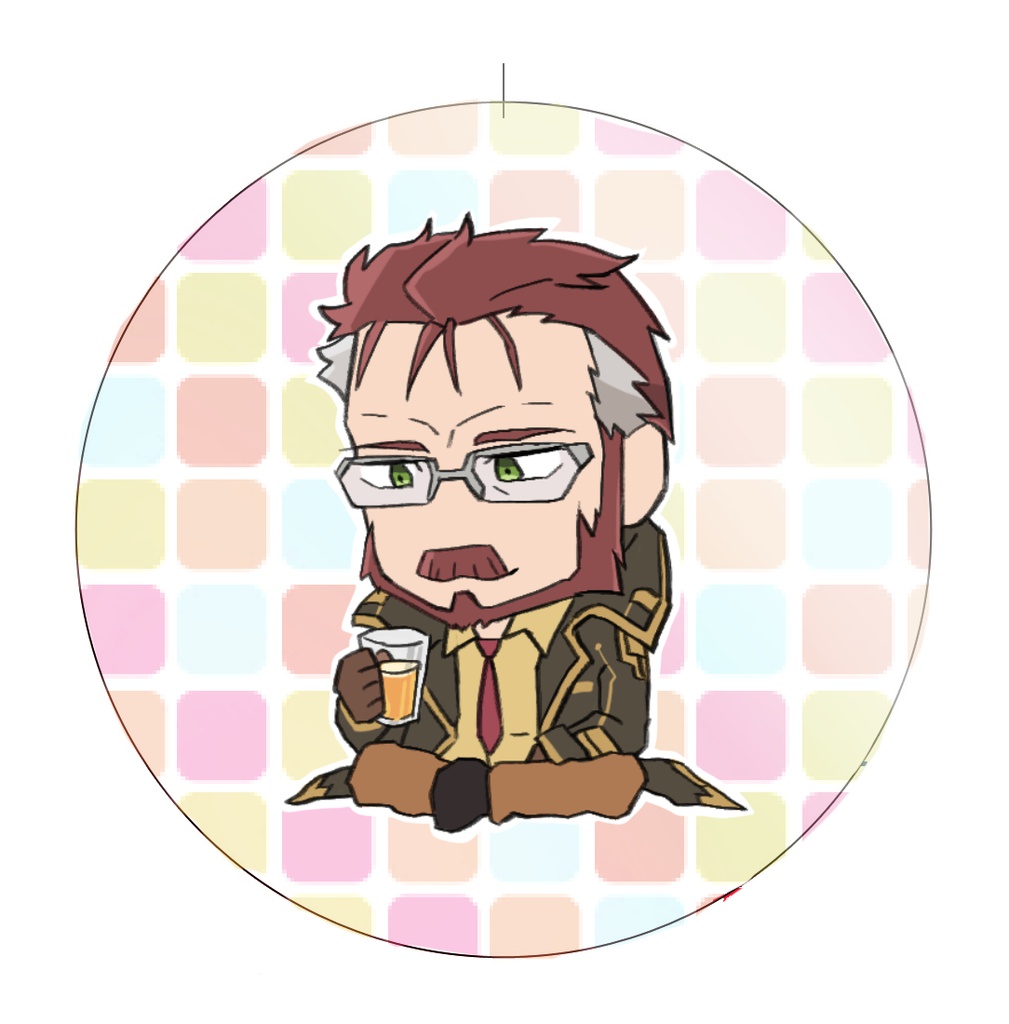 被造物+お食事 缶バッチ