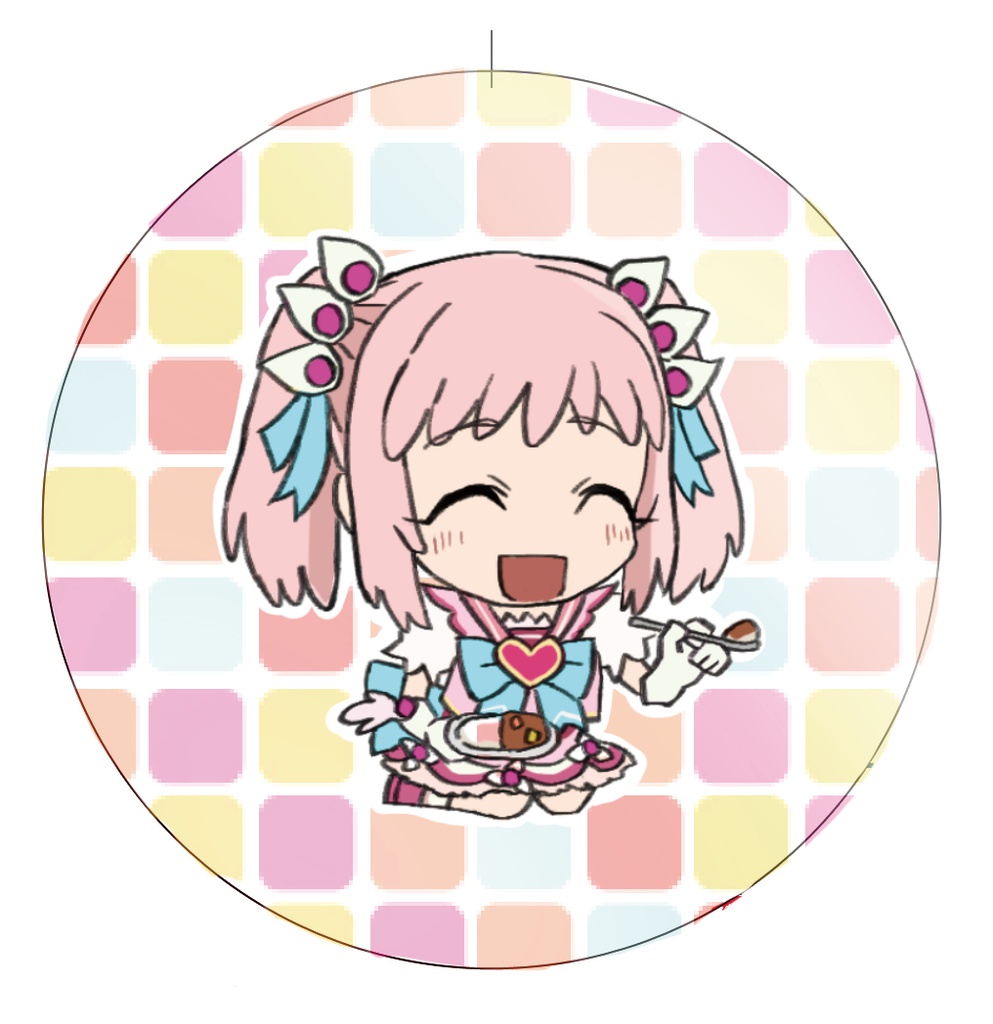 被造物+お食事 缶バッチ