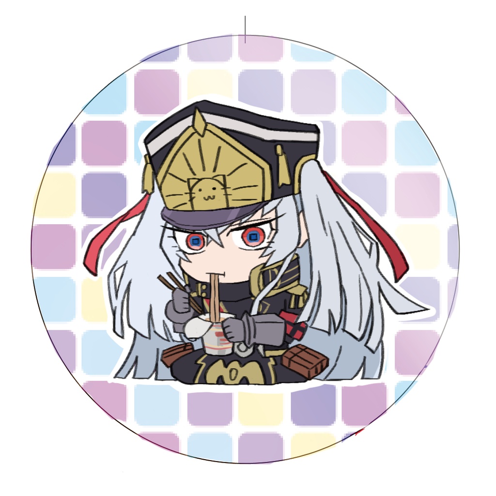 被造物+お食事 缶バッチ