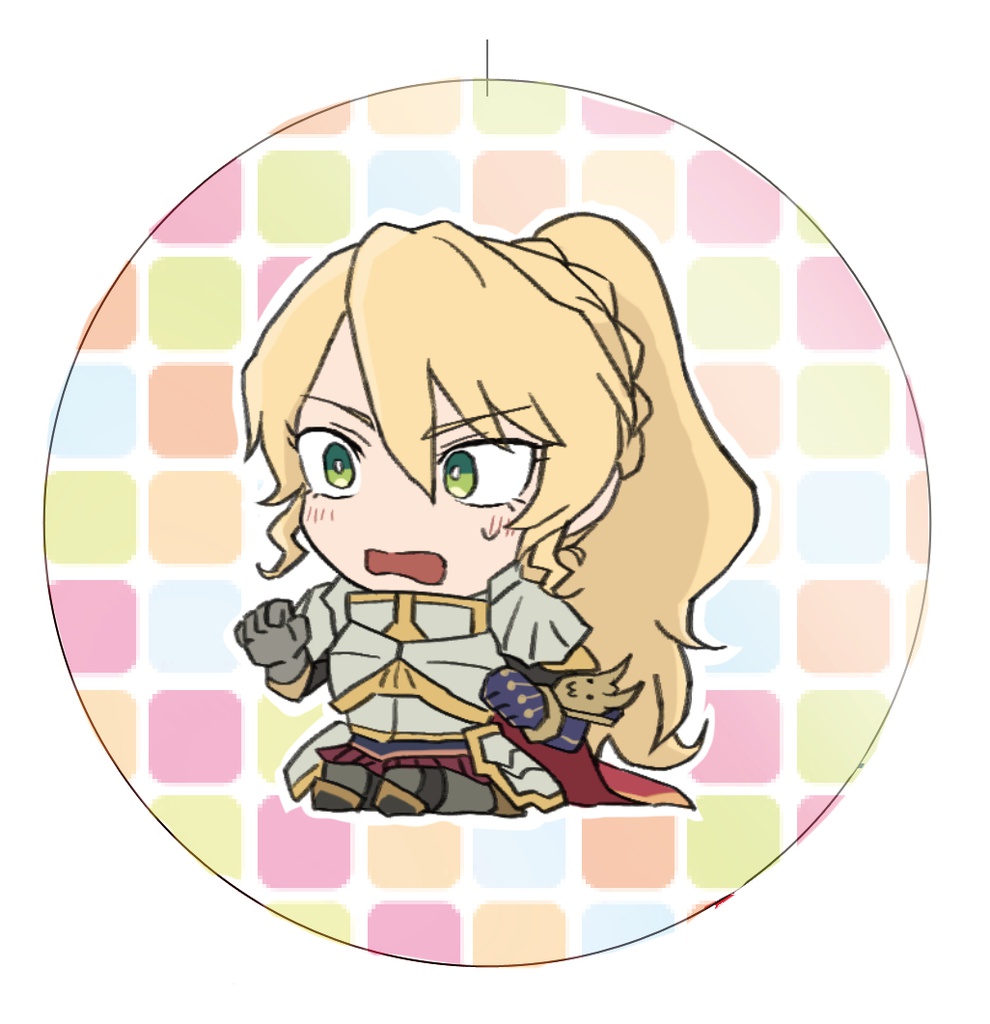 被造物+お食事 缶バッチ