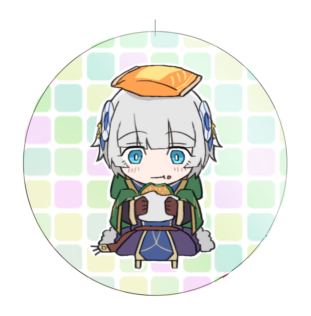 被造物+お食事 缶バッチ