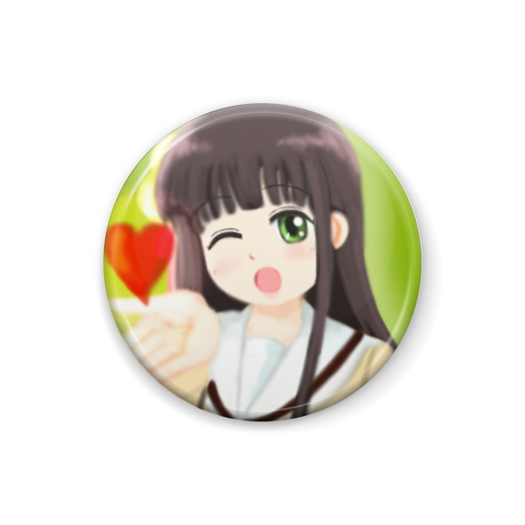 投げキッス千夜缶バッジ