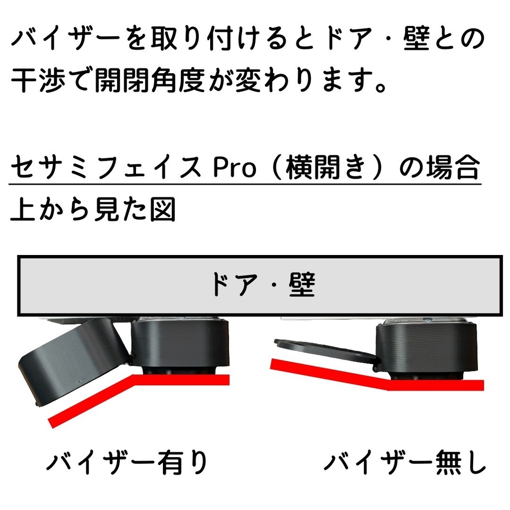 【追加オプション】セサミフェイス/フェイスPro開閉カバー専用バイザー