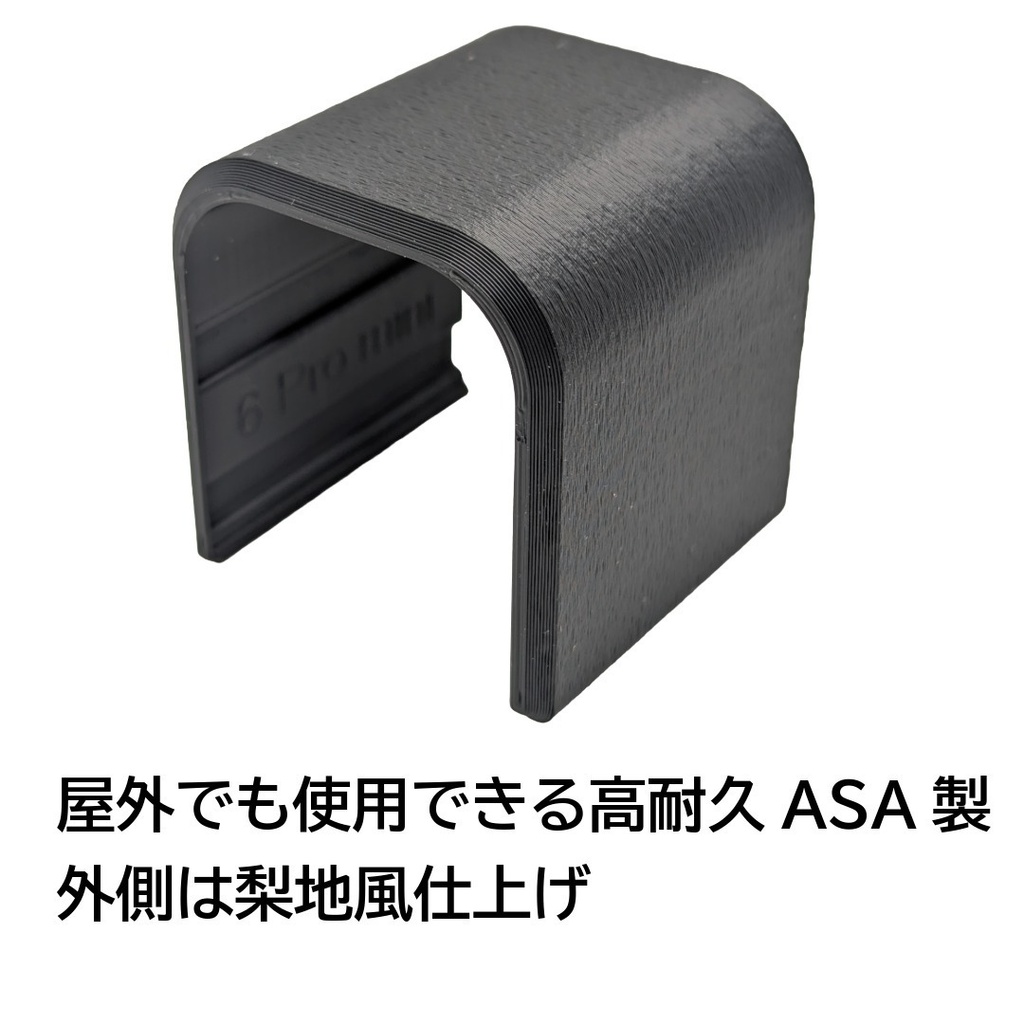 セサミ6 Pro mini専用 台座アダプターカバー 取り付け金具やドアとのすき間を隠す