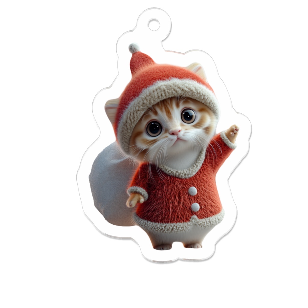 【限定】サンタむぎのアクリルキーホルダー