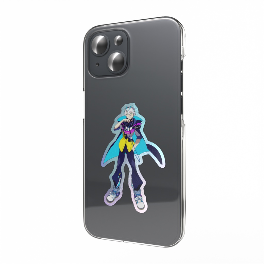 オーロラスマホステッカー