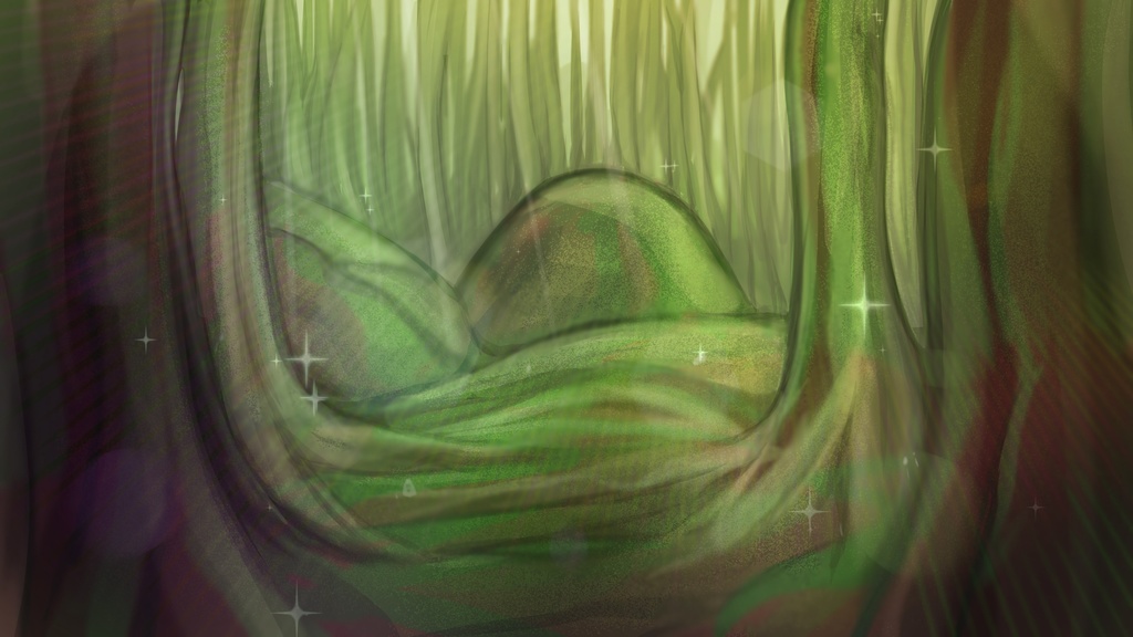 森林背景素材【背景イラスト素材】