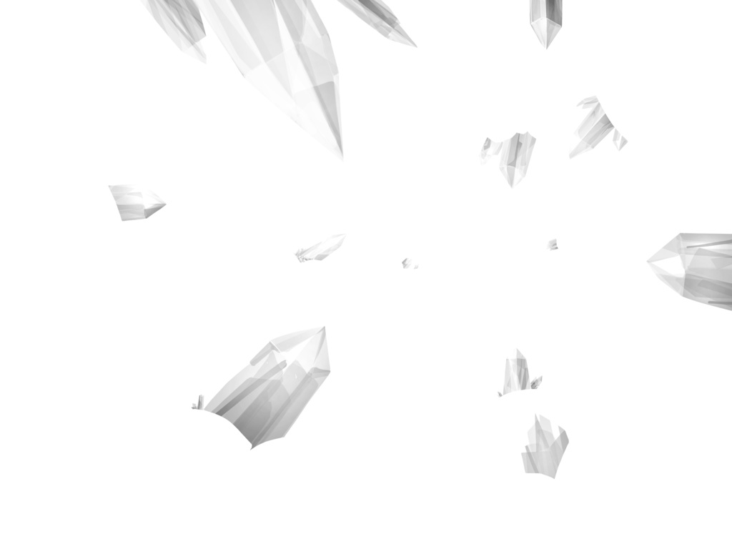 【宝石素材画像】水晶原石(無色透明)