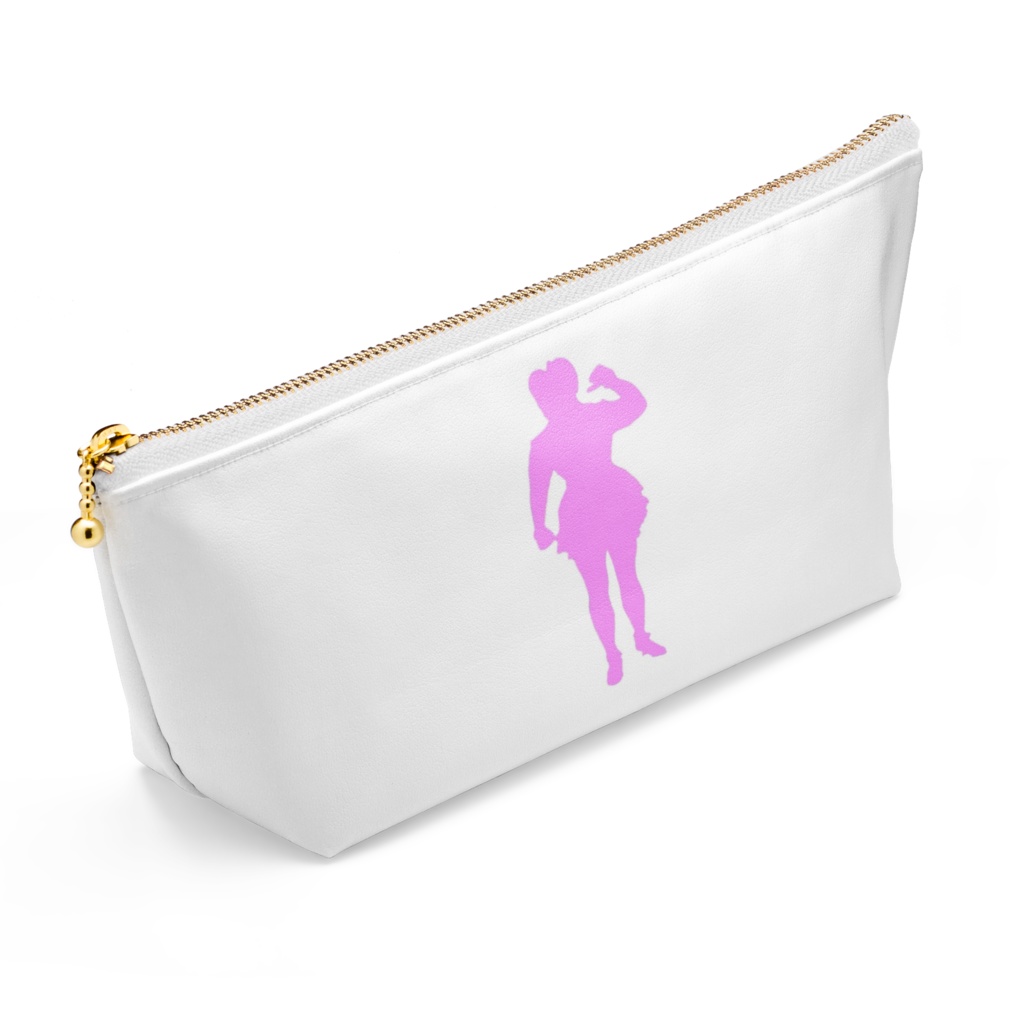 ビスケ風コスプレのシルエット、ポーチ