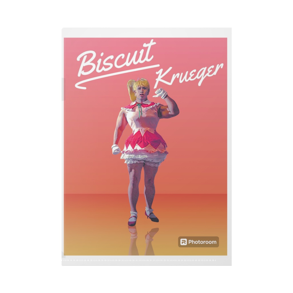 ビスケ風コスプレのクリアファイル