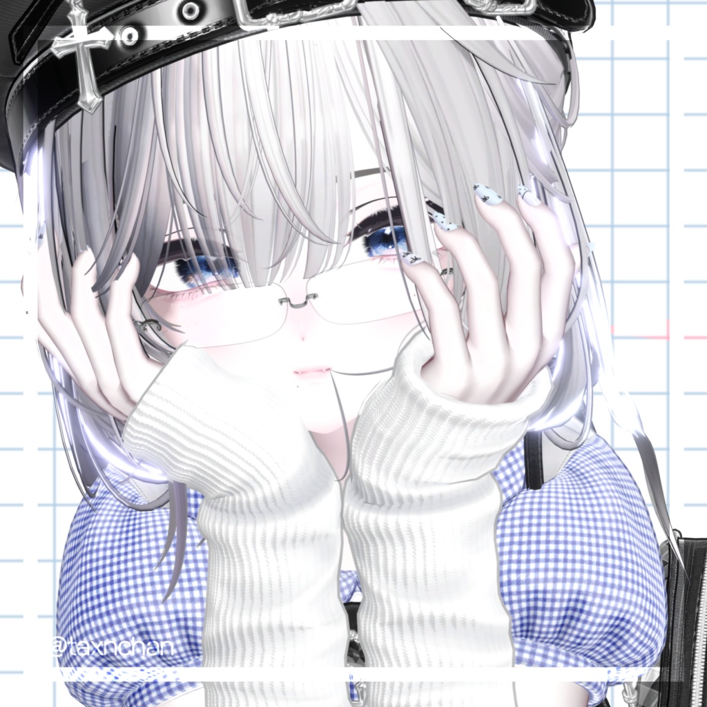 【10アバター対応】 Dot Love Nail