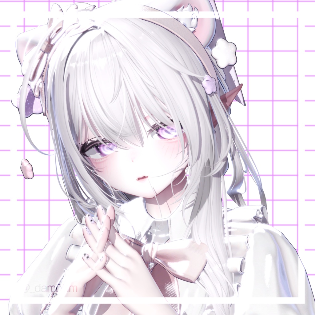 【10アバター対応】 Dot Love Nail