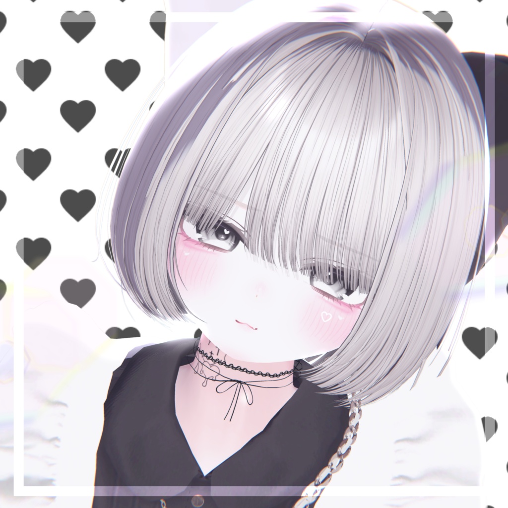 【10アバター対応】 Red Beryl Eye Texture
