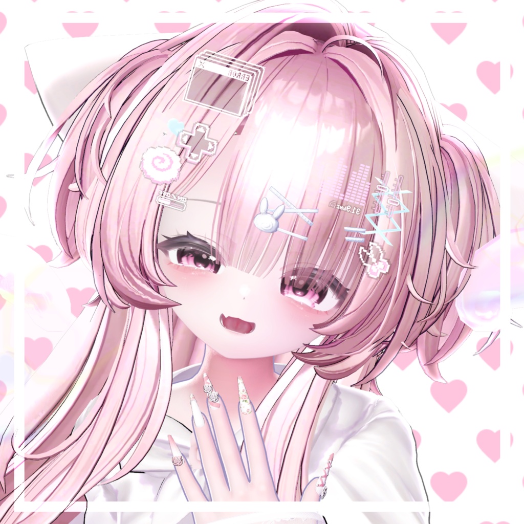 【10アバター対応】 Red Beryl Eye Texture