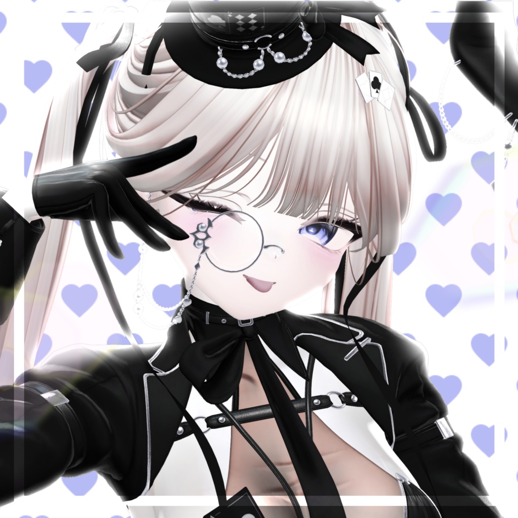 【10アバター対応】 Red Beryl Eye Texture