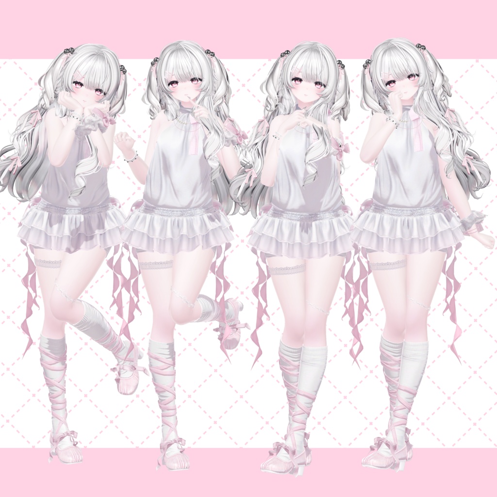 【無料版あり】4ngel cat pose set 1