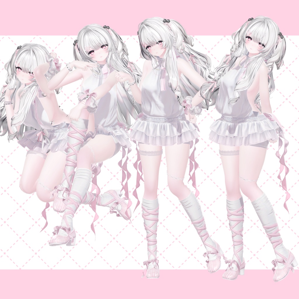 【無料版あり】4ngel cat pose set 1