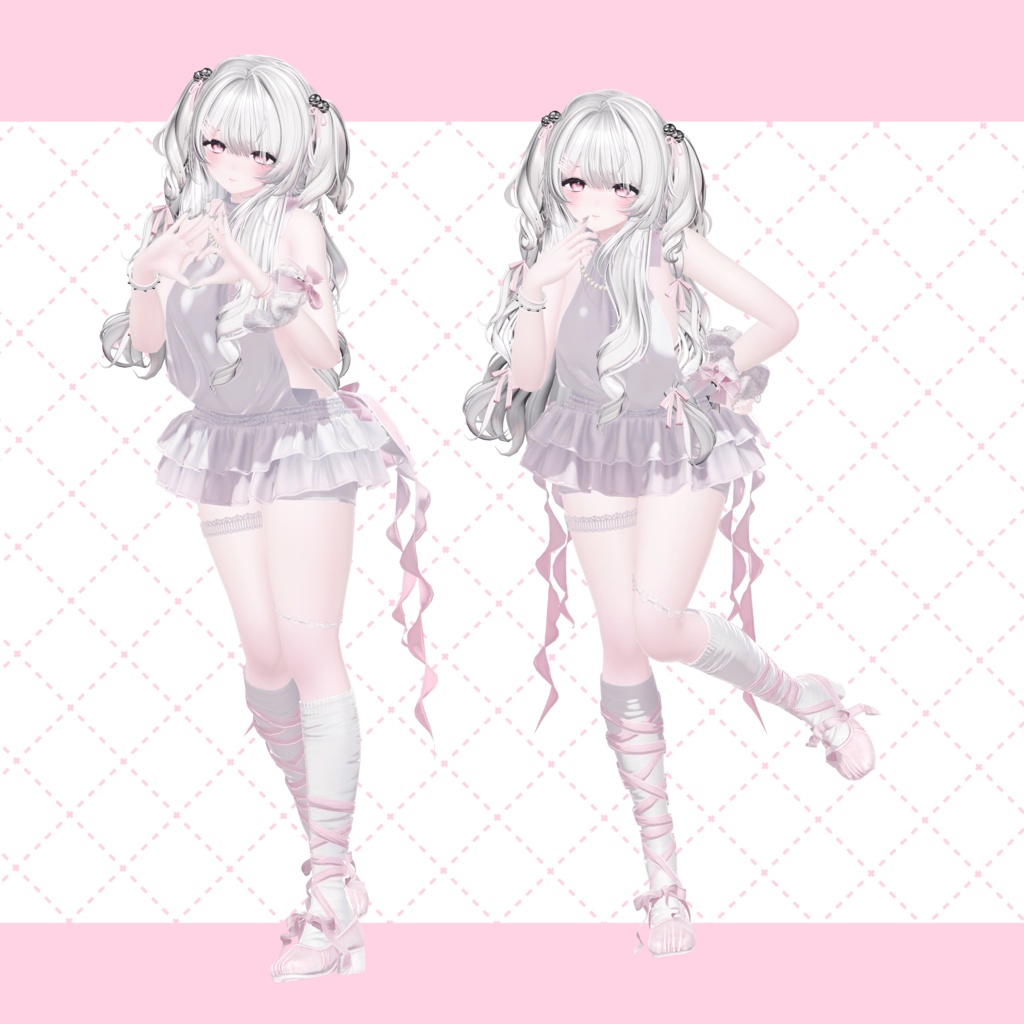 【無料版あり】4ngel cat pose set 1