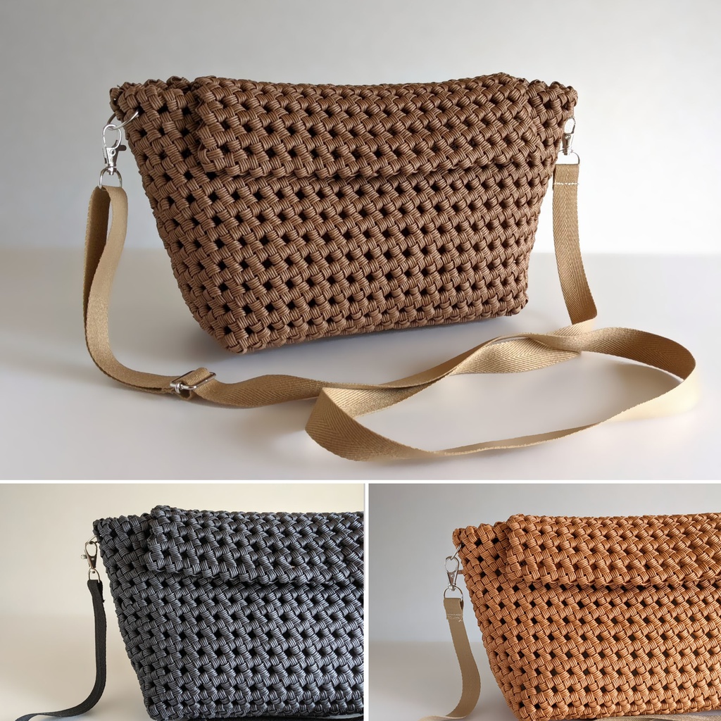 石畳編みのショルダーかごバッグ Koharuoto Shop Booth