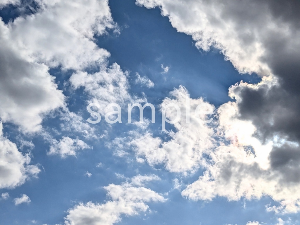 写真素材『初冬の空』
