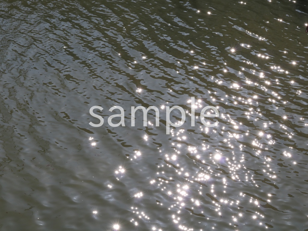 写真素材『煌めく水面』