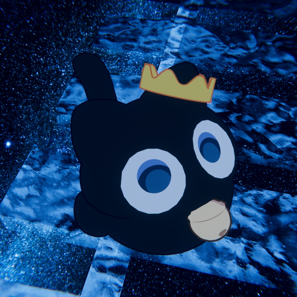 【にゃご専用王冠&アイテクスチャ】ねぶそくのおうさま【𝗙𝗥𝗘𝗘アイテム有】