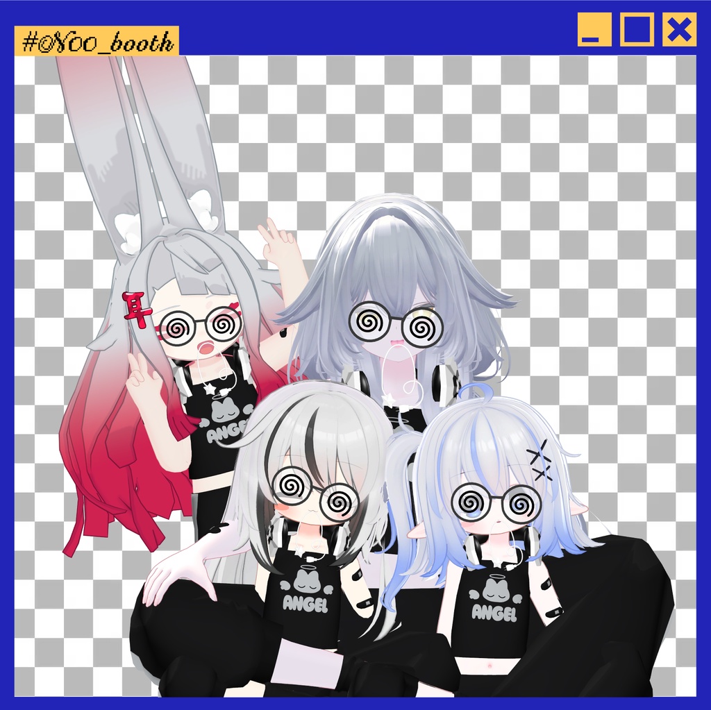 【うらら追加SALE中!複数アバター対応】ぐるぐるでんのううぇあー