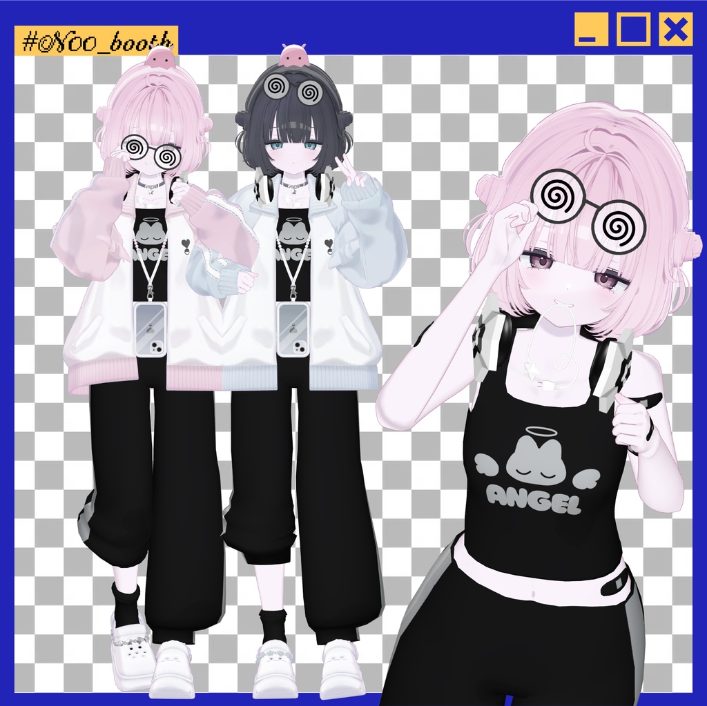 【うらら追加SALE中!複数アバター対応】ぐるぐるでんのううぇあー