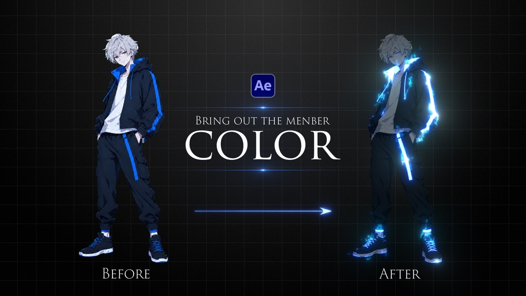 Member Color Glow - After Effects Project File