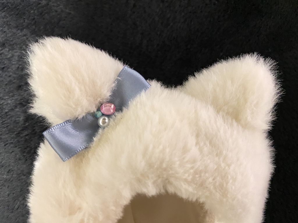 ちびぐるみ用 ぬい服 ぬいぐるみ服 しろねこ